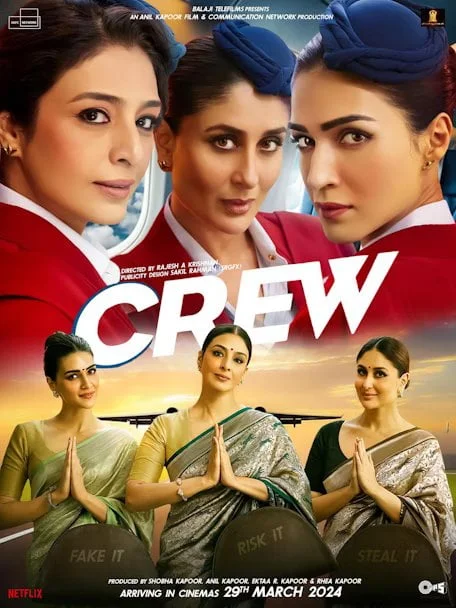 Crew (2024) Hindi HDTS-Rip – 480p | 720p | 1080p – Download & Watch Online